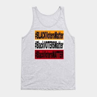 Black Voters Matter - Tri-Color - Back Tank Top